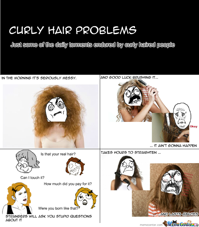 Curly hair problems