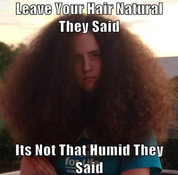 Curly hair problems