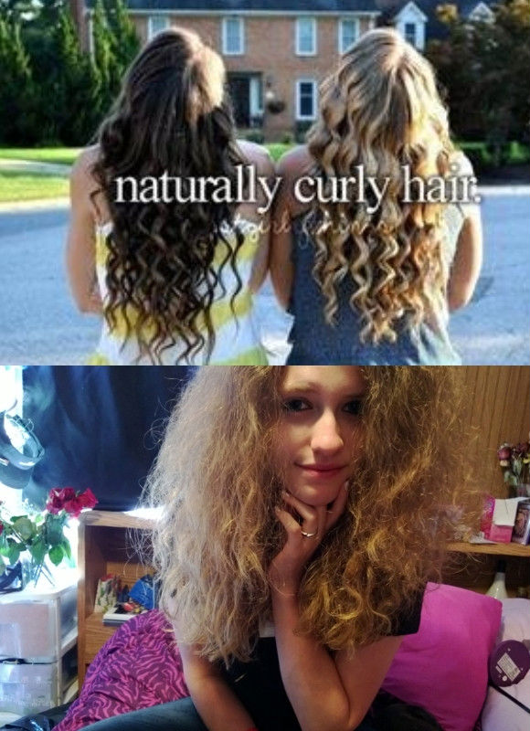 Curly hair problems